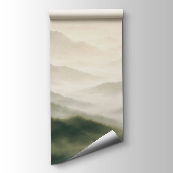 Fotobehang Mistige bergketen (Artikelnummer: t01065v1)