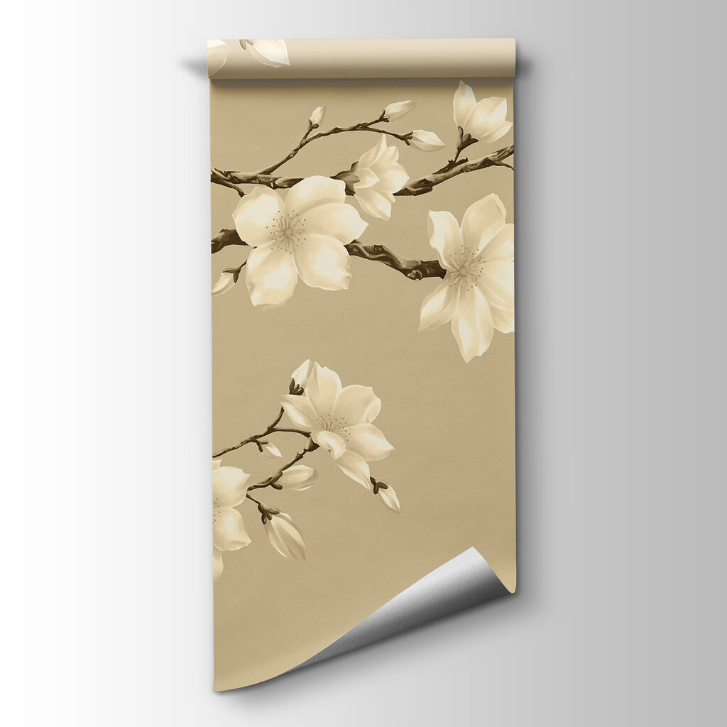 Fotobehang Tak met witte bloemen (Artikelnummer: t01044v3) Fotobehang Tak met witte bloemen (Artikelnummer: t01044v3)