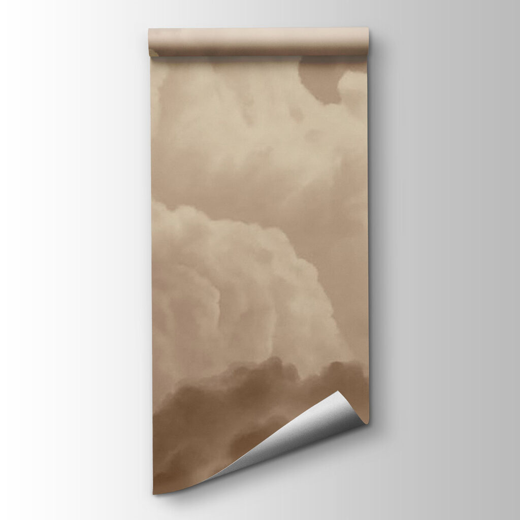 Fotobehang Grote witte wolken aan de hemel (Artikelnummer: t01046v2)