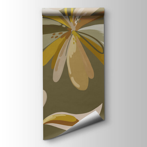 Fotobehang Patroon van bloemen en bladeren (Artikelnummer: t01059v1) Fotobehang Patroon van bloemen en bladeren (Artikelnummer: t01059v1)