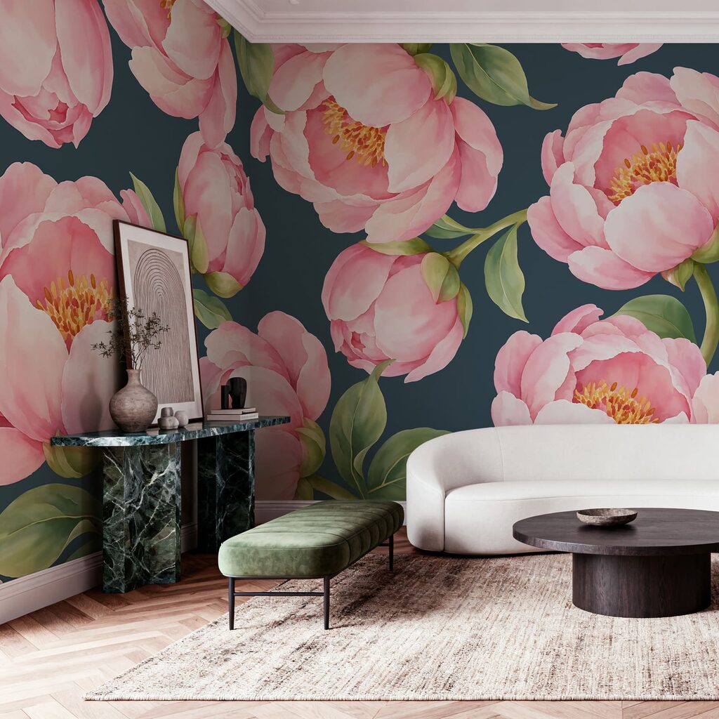 Fotobehang Prachtige bloemen in zachte roze tinten (Artikelnummer: t01096v3) Fotobehang Prachtige bloemen in zachte roze tinten (Artikelnummer: t01096v3)