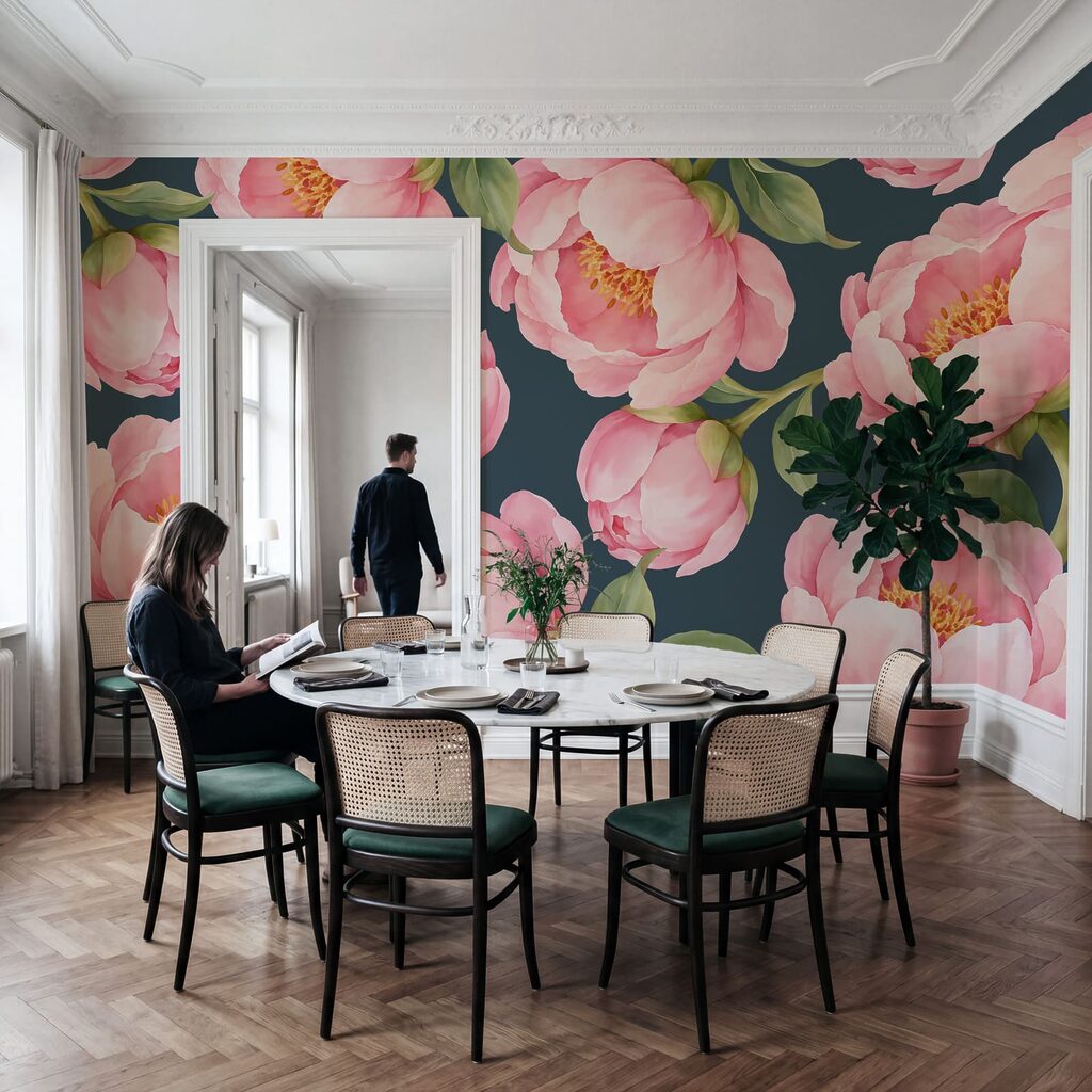 Fotobehang Prachtige bloemen in zachte roze tinten (Artikelnummer: t01096v3) Fotobehang Prachtige bloemen in zachte roze tinten (Artikelnummer: t01096v3)