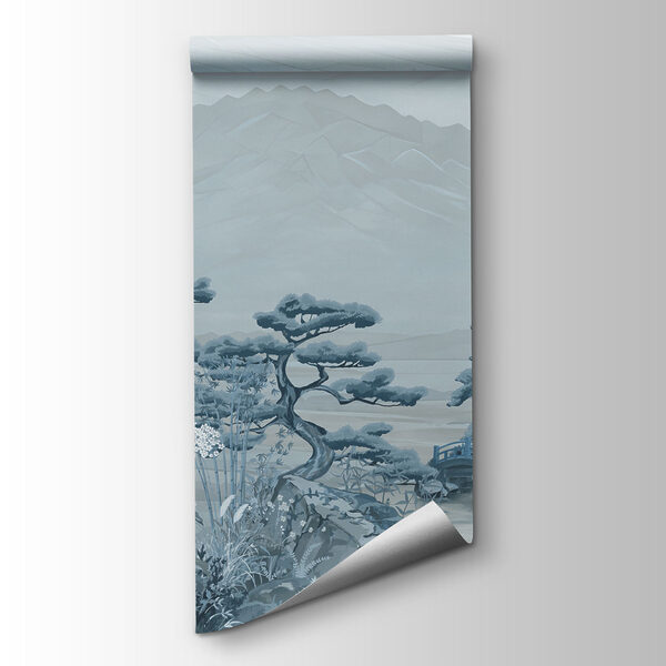 Fotobehang Landschap met bergen en bomen (Artikelnummer: t01063v3) Fotobehang Landschap met bergen en bomen (Artikelnummer: t01063v3)