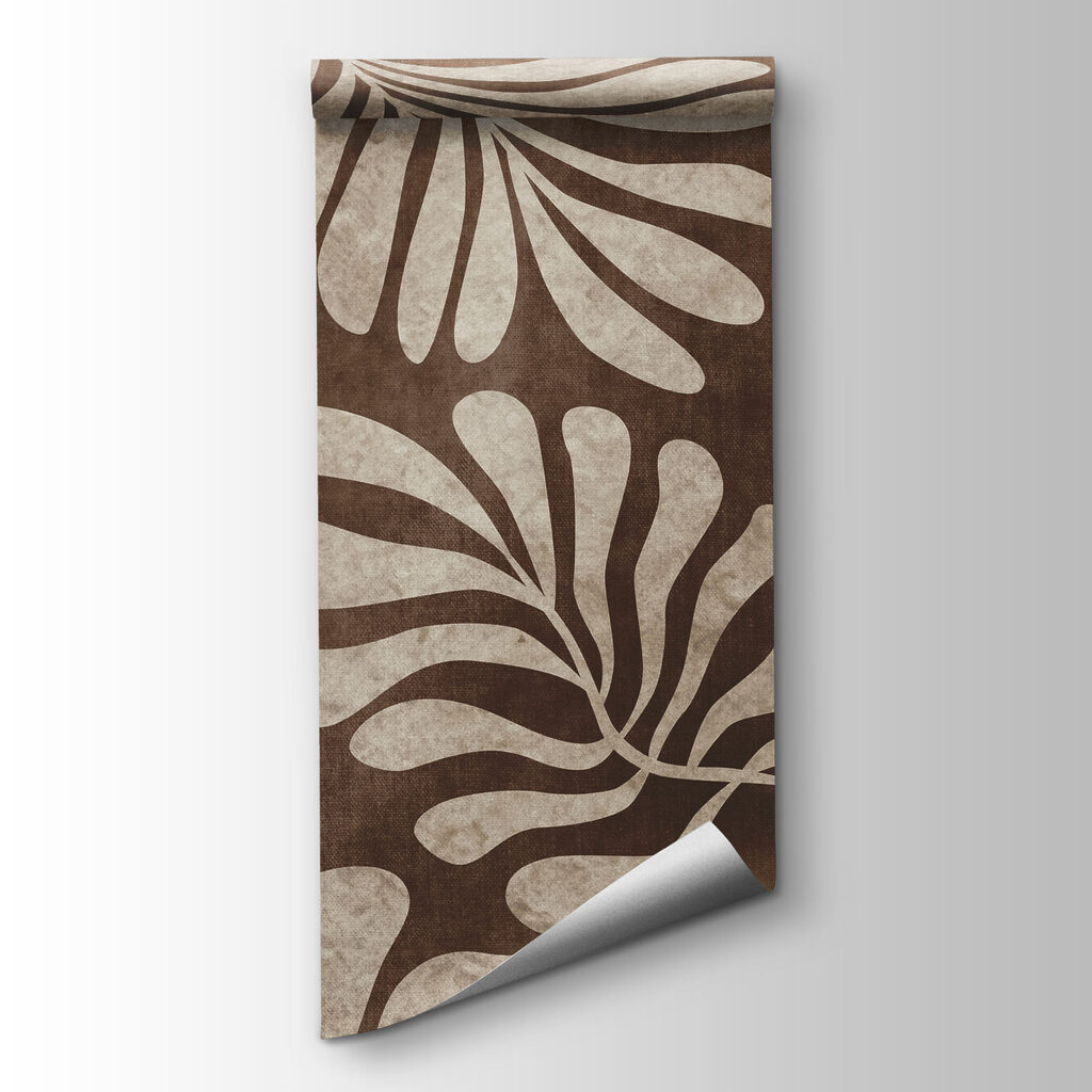 Fotobehang Bruin-wit patroon (Artikelnummer: t01111v4)