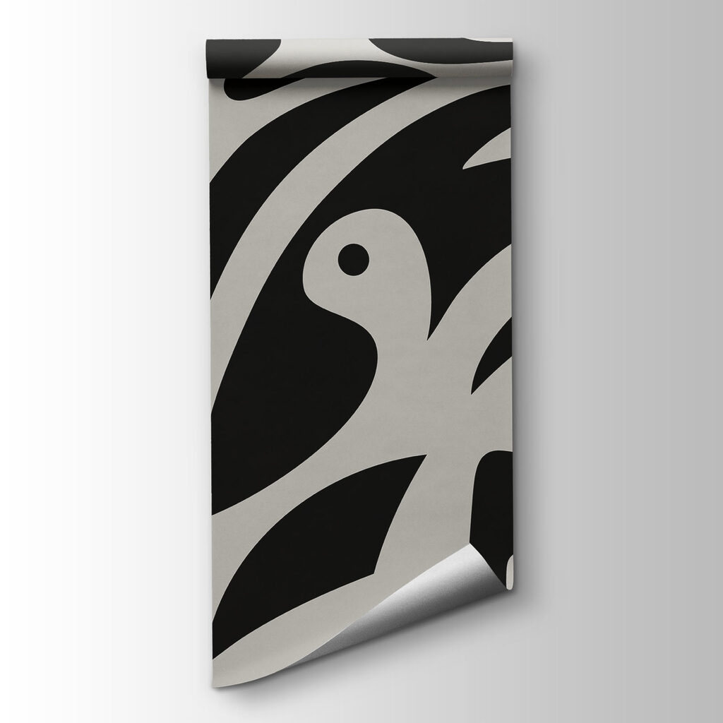 Fotobehang Zwart-witpatroon (Artikelnummer: t01070v1)