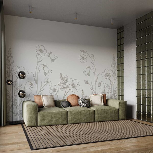 Fotobehang Assortiment bloemen en planten (Artikelnummer: t01071) Fotobehang Assortiment bloemen en planten (Artikelnummer: t01071)