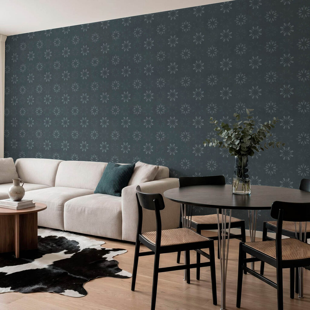 Fotobehang Grijs-wit patroon (Artikelnummer: t01077)