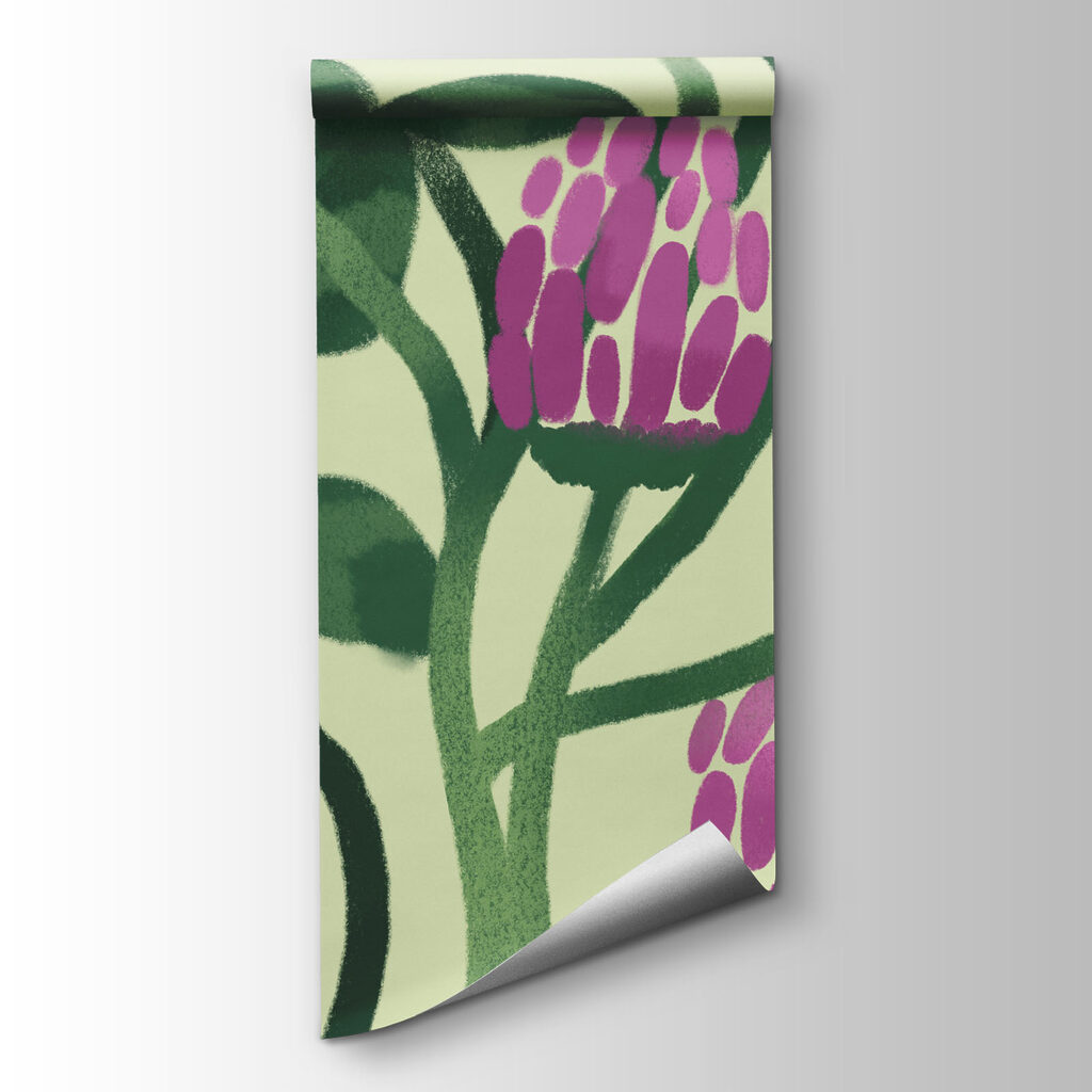 Fotobehang - Kleurrijke bloemen te midden van weelderig groen (Artikelnummer: t01121) Fotobehang - Kleurrijke bloemen te midden van weelderig groen (Artikelnummer: t01121)